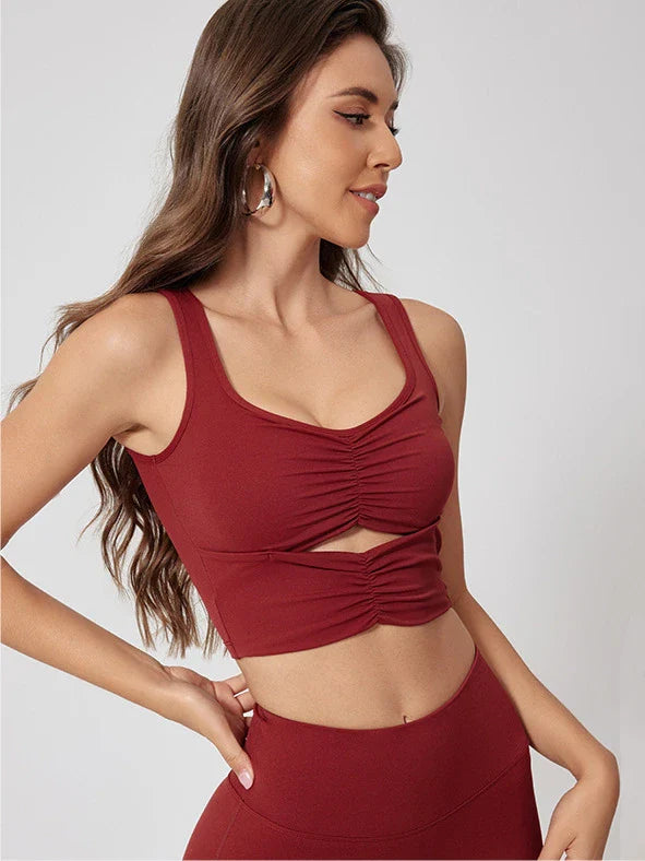 Wavy Cut-Out Bra
