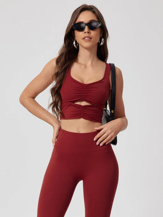 Wavy Cut-Out Bra